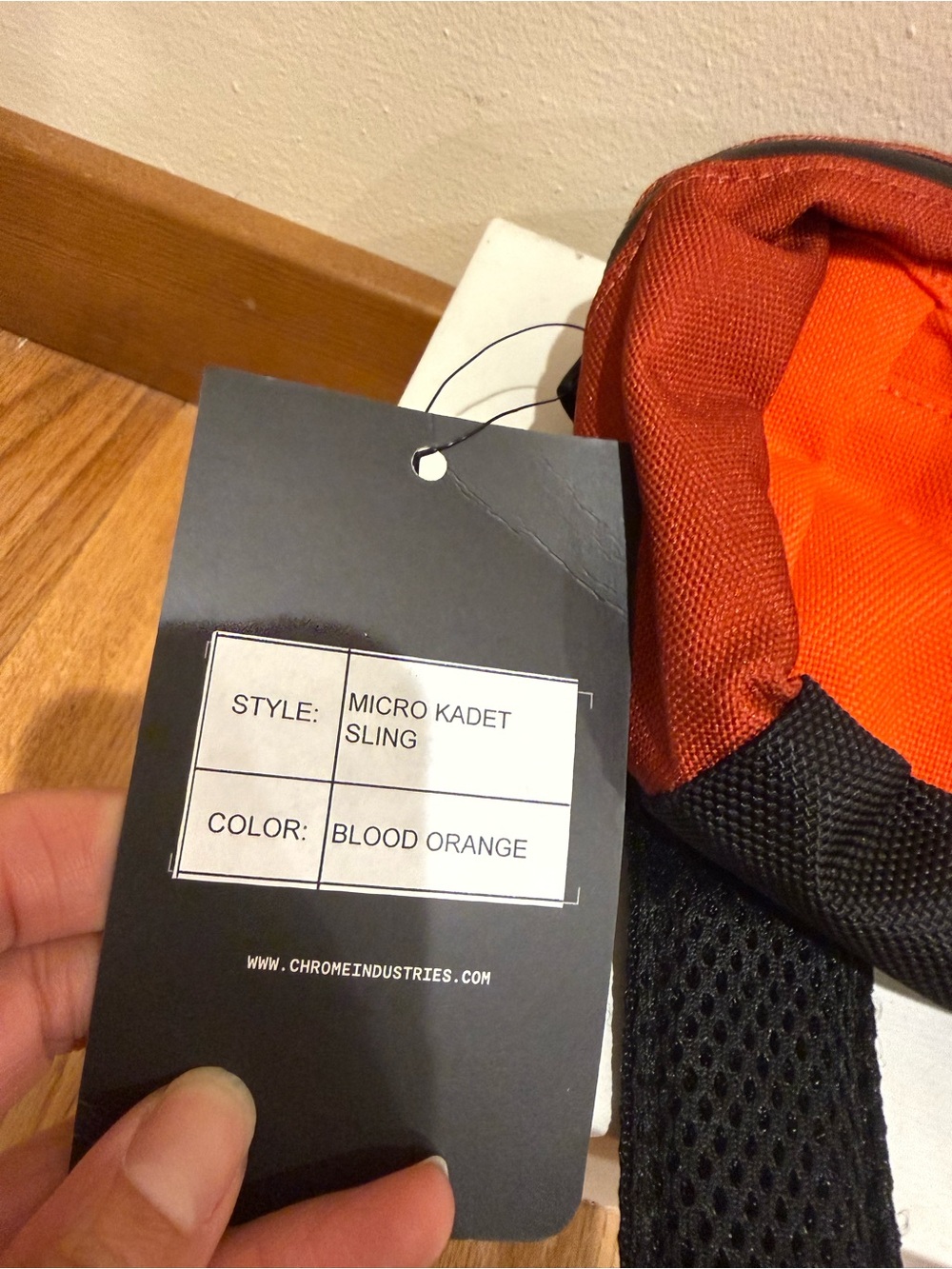 Chrome Industries Micro Kadet Sling Blood Orange New With Tags View 2